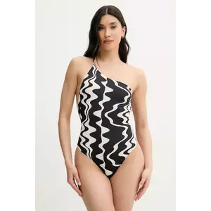 OAS costum de baie dintr-o bucată culoarea negru, cupa moale, 6021 imagine