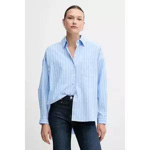 Sisley cămașă din bumbac cu guler clasic, relaxed, 5LKYLQ08H imagine