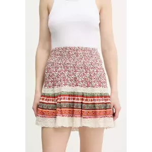 Superdry fustă culoarea roz, mini, evazati, W7210348A-F4C imagine