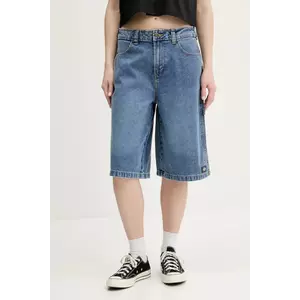 Dickies pantaloni scurți jeans uni, high waist, DK0A4Z85K211 imagine