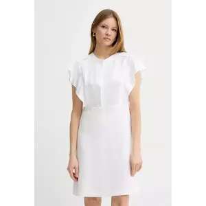 BOSS rochie culoarea bej, mini, drept, 50537402 imagine