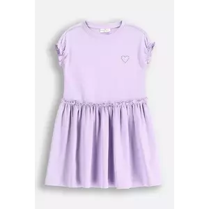 Coccodrillo rochie culoarea violet, midi, evazati, REBEL GIRL KIDS imagine