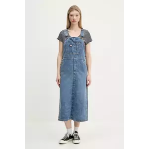 Dickies rochie din denim midi, drept, DK0A4Z6TK211 imagine