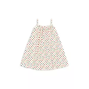 Konges Sløjd rochie BASIC STRAP DRESS GOTS culoarea bej, midi, evazati, KS103152 imagine