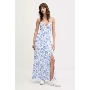 Hollister Co. rochie culoarea alb, maxi, evazati, KI359-5028 imagine