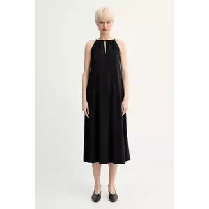 Marc O'Polo rochie culoarea negru, midi, evazati, 504308759067 imagine