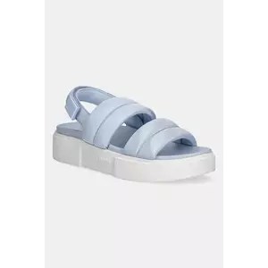 Tommy Jeans sandale FLATFORM SANDAL femei, cu platforma, EN0EN02802 imagine