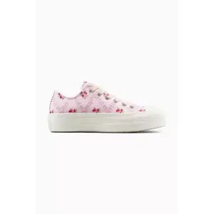 Converse teniși Chuck Taylor All Star Lift culoarea roz, A13660C imagine