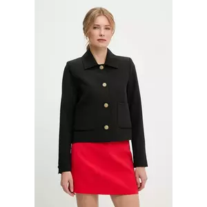 Answear Lab sacou culoarea negru, un singur rand de nasturi, neted imagine