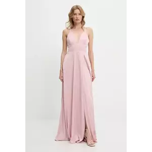 Answear Lab rochie culoarea roz, maxi, evazati imagine