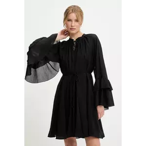 Answear Lab rochie culoarea negru, mini, evazati imagine