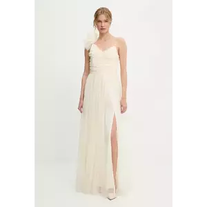 Answear Lab rochie culoarea bej, maxi, evazati imagine