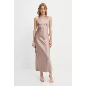 Answear Lab rochie culoarea maro, maxi, mulata imagine