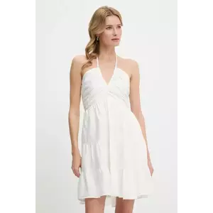 Answear Lab rochie culoarea alb, mini, evazati imagine