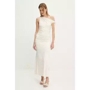 Answear Lab rochie culoarea bej, maxi, mulata imagine