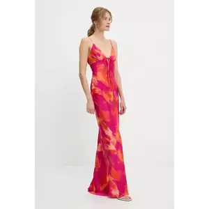 Answear Lab rochie culoarea roz, maxi, mulata imagine