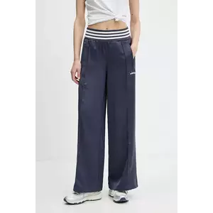 adidas Originals pantaloni de trening Wide Trackpant culoarea bleumarin, uni, JC7758 imagine