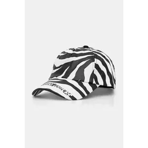 Versace Jeans Couture șapcă de baseball din bumbac culoarea negru, cu imprimeu, 78GAZK17 ZG368 imagine
