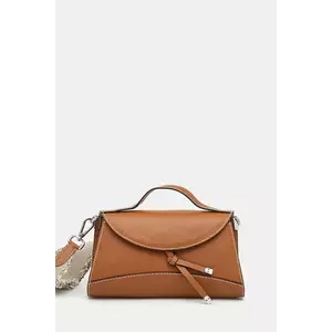 Gianni Chiarini poșetă de piele MARGOT culoarea maro, BS.11411.GRN.NABCL imagine