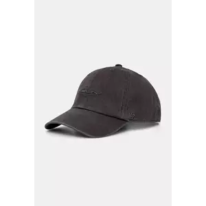Oakley șapcă de baseball din bumbac culoarea gri, uni, FOS901221 imagine