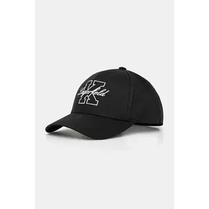 Karl Lagerfeld șapcă culoarea negru, cu imprimeu, 552123.805609 imagine