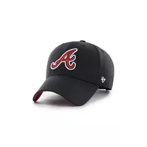 47 brand șapcă de baseball din bumbac MLB Oakland Athletics culoarea negru, cu imprimeu, B-FIJMP01CTP-BK imagine