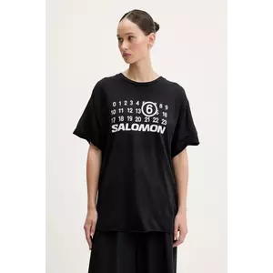 MM6 Maison Margiela tricou culoarea negru, S52GC0345.M20101 imagine