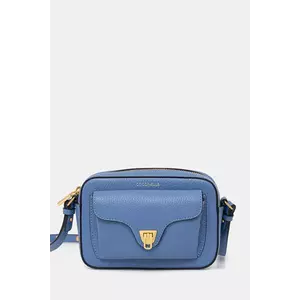 Coccinelle poșetă de piele COCCINELLE BEAT SOFT culoarea violet, MF6 55 04 01 imagine