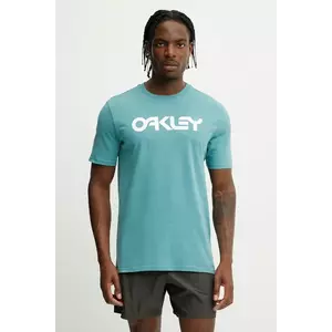 Oakley tricou din bumbac MARK II culoarea verde, cu imprimeu, FOA404011 imagine
