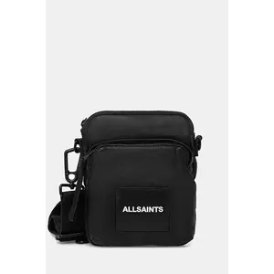 AllSaints borsetă de piele FALCON culoarea negru, M165XB imagine