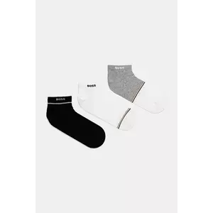 BOSS șosete 3-pack culoarea negru, 50537527 imagine