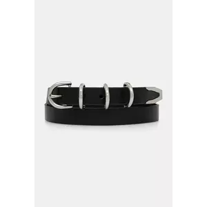 Rag & Bone curea de piele culoarea negru, WJW24S1007UA07 imagine