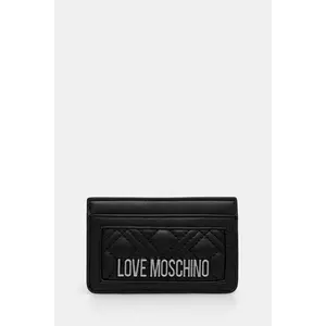 Love Moschino card holder culoarea negru, JC5659PP0MLA000B imagine