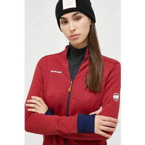 Mammut hanorac Taiss Light culoarea rosu, neted imagine