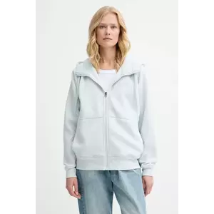 G-Star Raw bluză culoarea gri, cu glugă, uni, D22727-C235 imagine