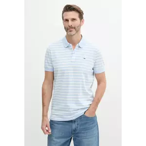 Tommy Jeans polo de bumbac barbati, neted, DM0DM20676 imagine
