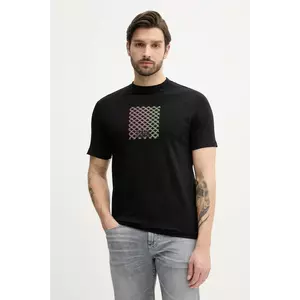 Karl Lagerfeld tricou barbati, culoarea negru, cu imprimeu, 552235.755404 imagine