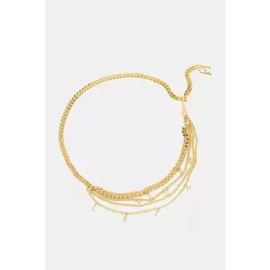 Elisabetta Franchi curea culoarea auriu, CT16A52E2 imagine