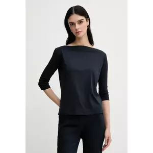 Sisley tricou culoarea albastru marin imagine