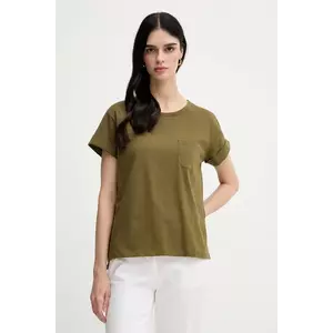 Sisley tricou din bumbac culoarea roz imagine