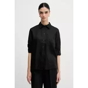 Sisley camasa de in culoarea bej, cu guler clasic, relaxed imagine
