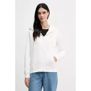 Tommy Jeans bluză culoarea roz, cu glugă, uni, DW0DW19729 imagine