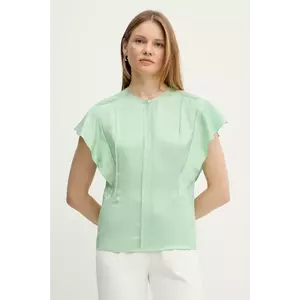 BOSS bluză culoarea verde, neted, 50540635 imagine