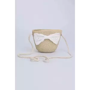 Coccodrillo poșetă culoarea bej, ACCESSORIES imagine