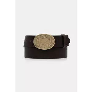 Desigual curea de piele TABASCO culoarea maro, 25SARL29 imagine