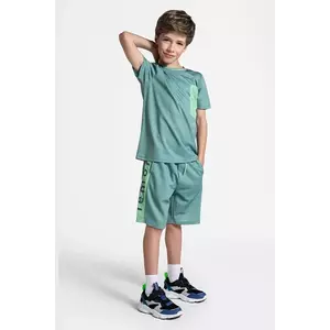 Lemon Explore pantaloni scurți culoarea verde, talie reglabila, ACTIVE BOY imagine