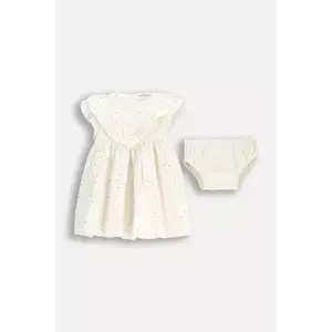 Coccodrillo rochie culoarea bej, mini, evazati, ELEGANT BABY GIRL imagine