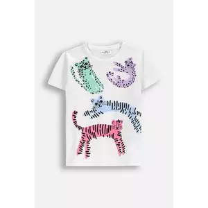 Coccodrillo tricou culoarea alb, EVERYDAY GIRL imagine