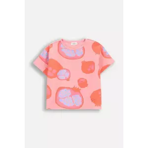 Coccodrillo tricou culoarea roz, TROPICAL STORY GIRL KIDS imagine