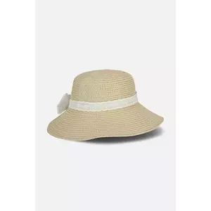 Coccodrillo pălărie culoarea bej, bumbac, ACCESSORIES imagine